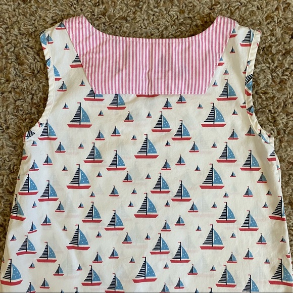 Magic Balloon Sailboats Shift Dress Sleeveless - Picture 6 of 8